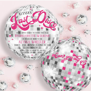Das letzte Disco-Ball der Braut Einladung