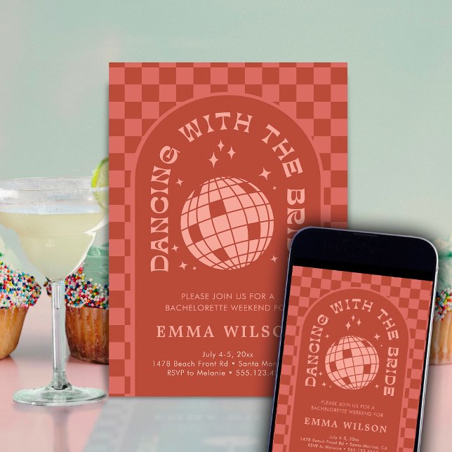 Das letzte Disco Junggeselinnen-Abschied Weekend v Einladung (Von Creator hochgeladen)