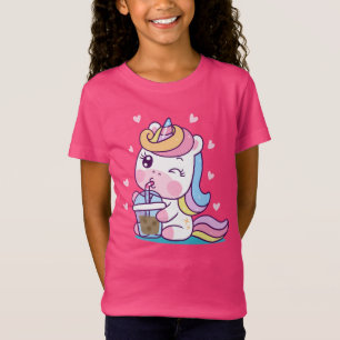 Das letzte Einhorn-Niedliche Kawaii-Kinderpferd T-Shirt