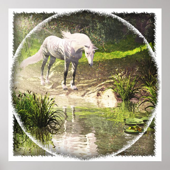 Das letzte Einhorn Poster (Vorne)