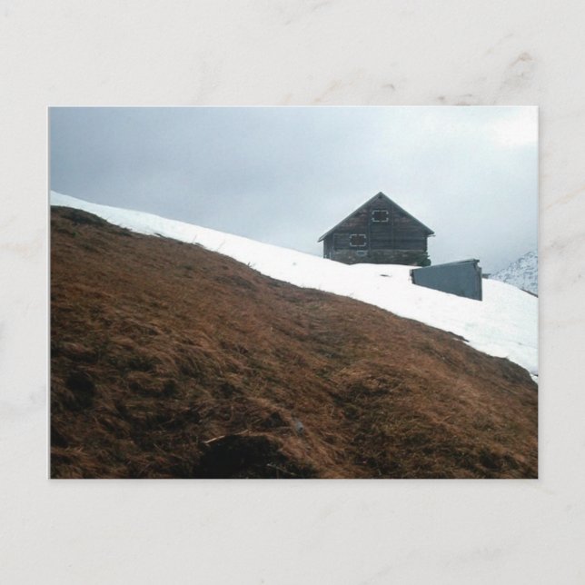 DAS LETZTE HAUS POSTKARTE (Vorderseite)