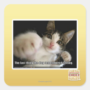 Das Letzte Quadratischer Aufkleber