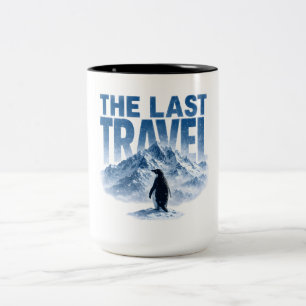 Das letzte Reiseabenteuer Pinguin Schneebedeckter  Zweifarbige Tasse
