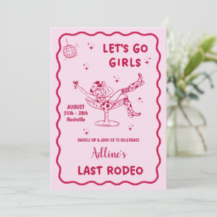 Das letzte Rodeo-Nashville-Bachelorette-Wochenende Einladung