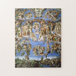Das letzte Urteil Fresco von Michelangelo Puzzle