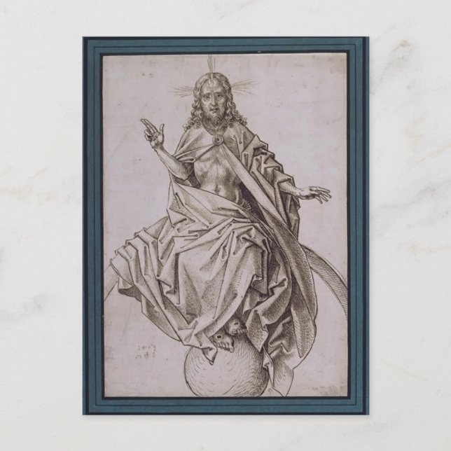 Das letzte Urteil (im Detail) von Hieronymus Bosch Postkarte (Vorderseite)