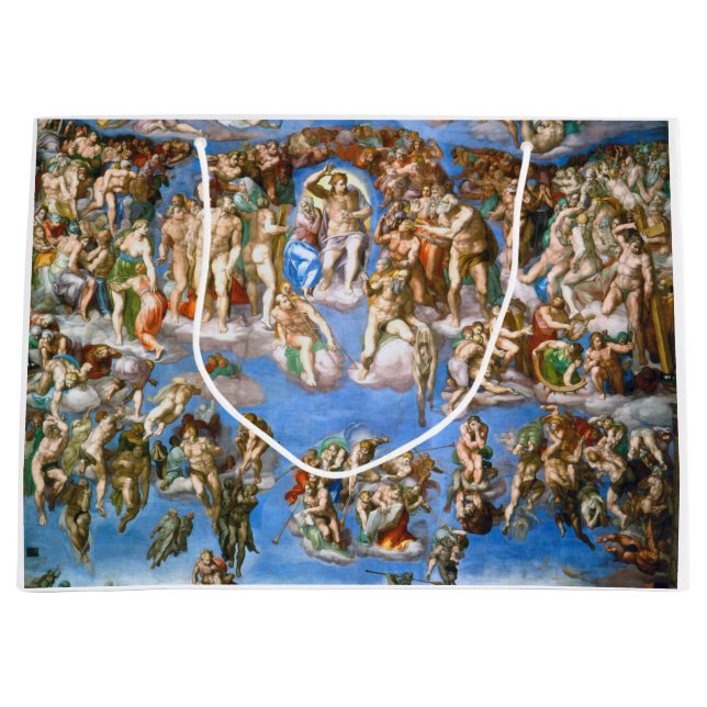 Das letzte Urteil, Michelangelo, 1536-1541 Große Geschenktüte (Vorderseite)