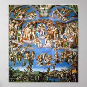 Das letzte Urteil, Michelangelo, 1536-1541 Poster