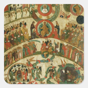 Das letzte Urteil Quadratischer Aufkleber