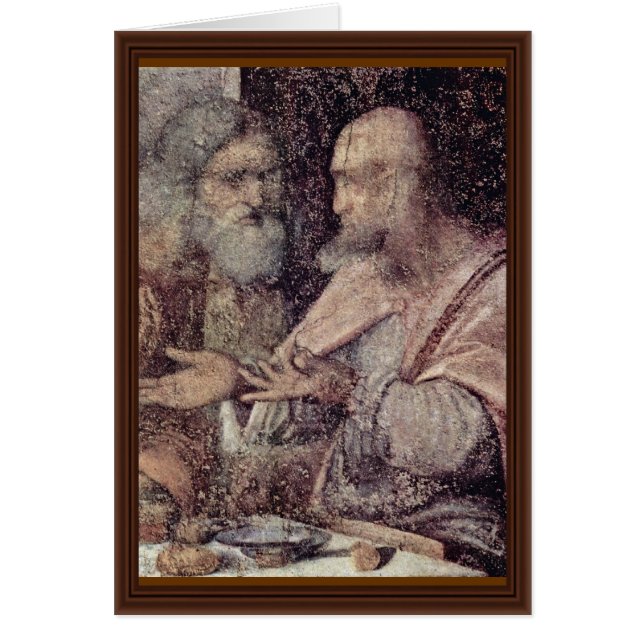 Das letztes Abendessen-Detail durch Leonardo da (Vorne)