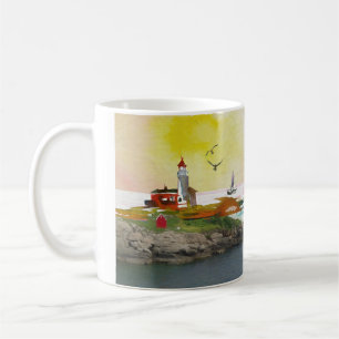 Das Leuchtturm am Rocks Tee oder Kaffeetasse