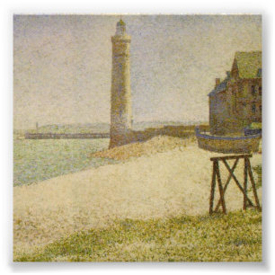 Das Leuchtturm in Honfleur von Georges Seurat Fotodruck