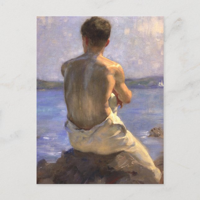 Das Leuchtturm Postkarte (Vorderseite)