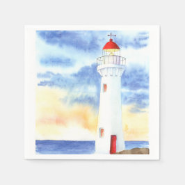 Das Leuchtturmgebirge Serviette
