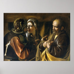 Das Leugnen des Heiligen Peter - Caravaggio Poster