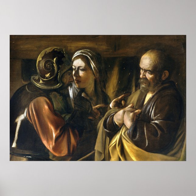 Das Leugnen des Heiligen Peter Poster (Vorne)