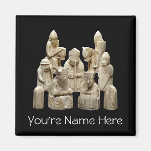 Das Lewis Chessmen Magnet