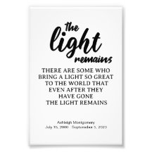 Das Licht bleibt Beerdigungsdenkmal