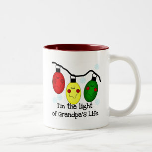 Das Licht der Opa's Life Holiday Tshirts und Gesch Zweifarbige Tasse