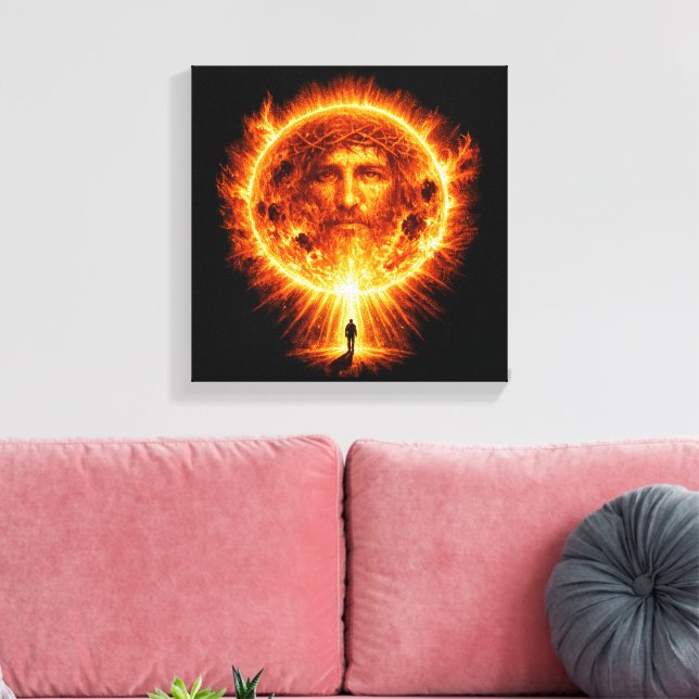 Das Licht. Der Sohn. Leinwanddruck (Insitu (Wohnzimmer))
