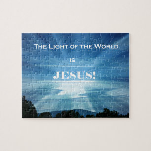 Das Licht der Welt ist Jesus Puzzle