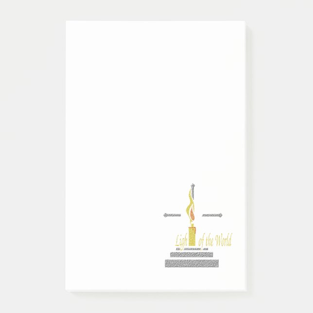 Das Licht der Welt Post-it Klebezettel (Vorderseite)