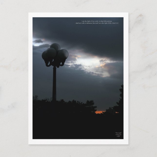 Das Licht der Welt Postkarte (Vorderseite)