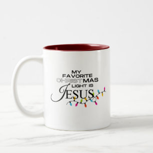 Das Licht der Welt Zweifarbige Tasse