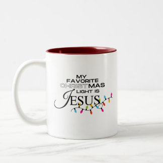 Das Licht der Welt Zweifarbige Tasse