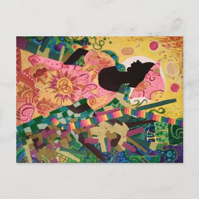 Das Licht der Weltpostkarte Postkarte (Vorderseite)