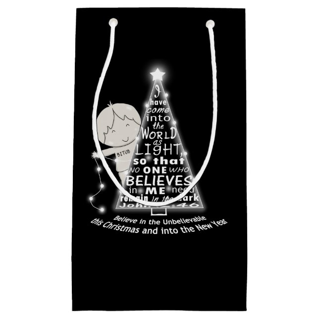 Das Licht des Baumes Kleine Geschenktüte (Vorderseite)