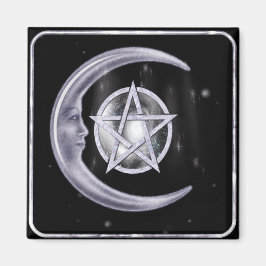 Das Licht des Mond-WICCA-Neuzeitalters Magnet