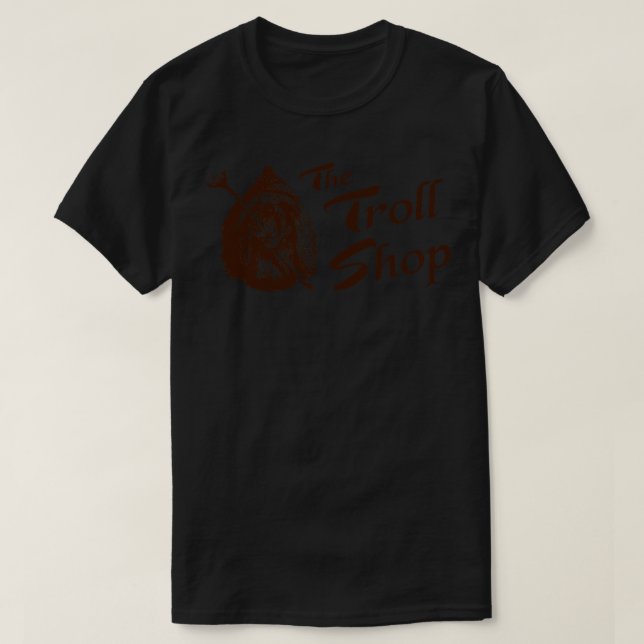Das Licht des Troll-Shops T-Shirt (Design vorne)