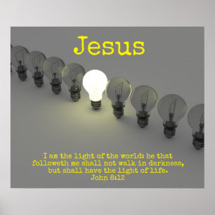 Das Licht Jesu Poster