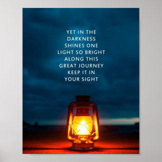 Das Licht - Kurzes Gedicht Poster