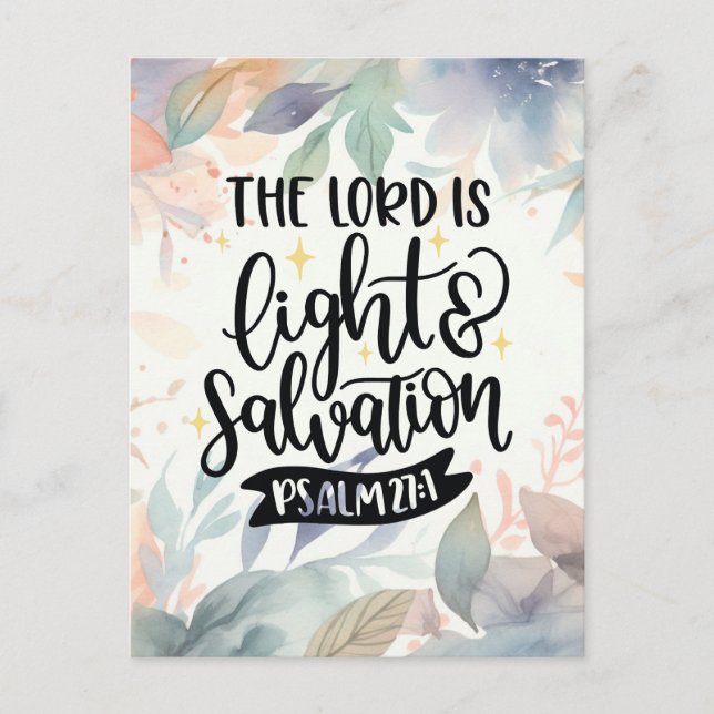 Das Licht meines Souls Postkarte (Vorderseite)