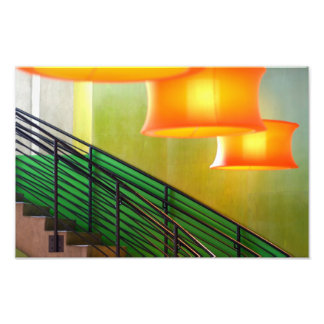 Das Licht über den Treppen. Fotodruck