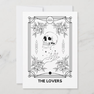 Das liebenswerte Tarot zum Hochzeitsfeiern Einladung