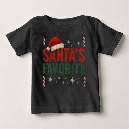 Das Lieblingskind des Weihnachtsmanns Baby T-shirt