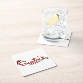 Das Lieblingsprojekt des Weihnachtsmanns für den S Rechteckiger Pappuntersetzer