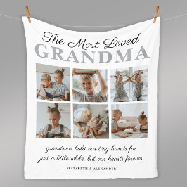 Das liebste Oma Foto Fleece Blanket