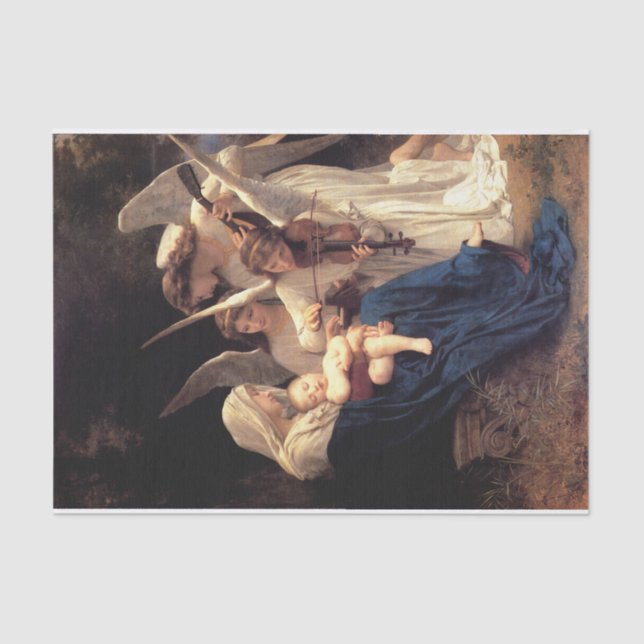 Das Lied der Engel, Bouguereau Seidenpapier (Vorderseite)