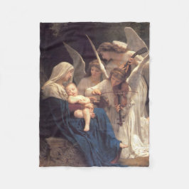 Das Lied der Engel (Vintage Kunst) Fleecedecke