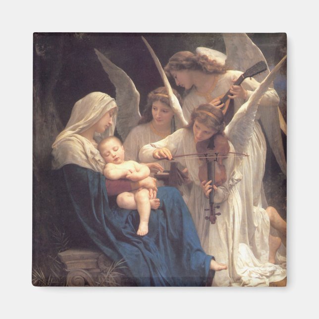 Das Lied der Engel (Vintage Kunst) Magnet (Vorne)