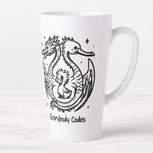 Das Lied der Enten und Drachen Latte-Tasse Milchtasse