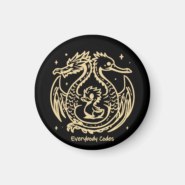 Das Lied der Enten und Drachen Magnet (Vorne)