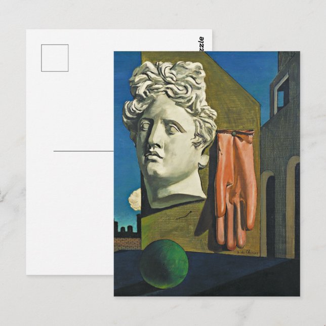 Das Lied der Liebe | Giorgio de Chirico | Postkarte (Vorne/Hinten)