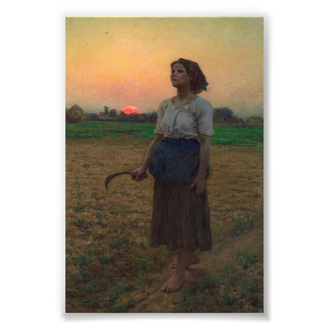 Das Lied des Larks von Jules Adolphe Breton Fotodruck (Vorne)