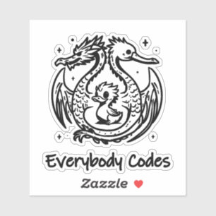 Das Lied von Enten und Dra Custom-Cut Vinyl Sticke Aufkleber