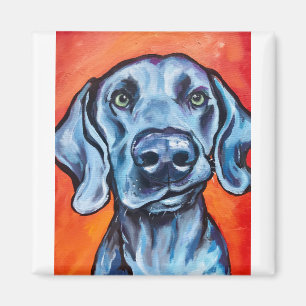 Das Lied! Weimaraner Magnet